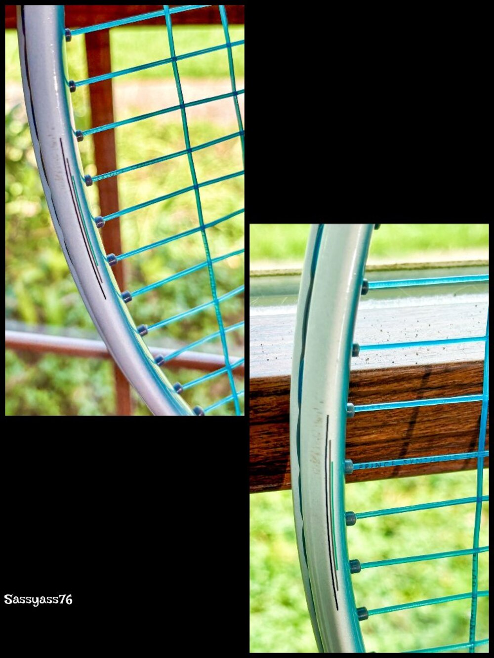 🆕VTG▪️PRINCE▪️1988 Tricomp Series 100 4 3/8 Grip Graphite Fiberglass Racquet - Picture 11 of 14